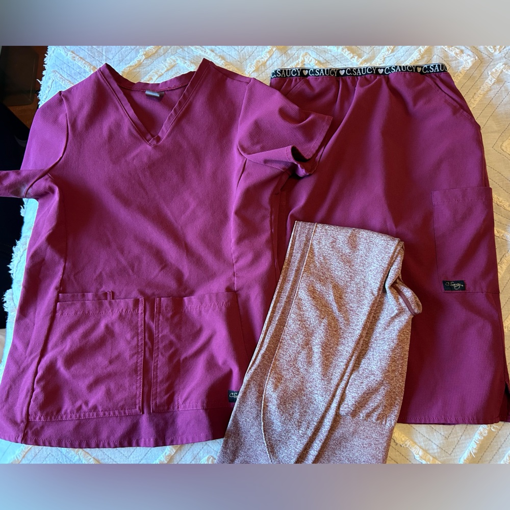 C Saucy Scrub Skirt Set